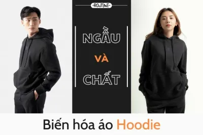 biến hóa cùng áo hoodie