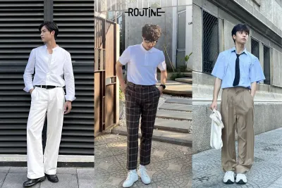 phối đồ nam Hàn Quốc mùa hè