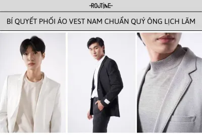 phối áo vest cho nam