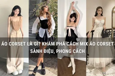 phối áo corset đẹp