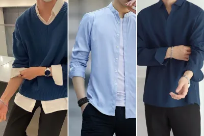 cách xắn tay áo sơ mi nam