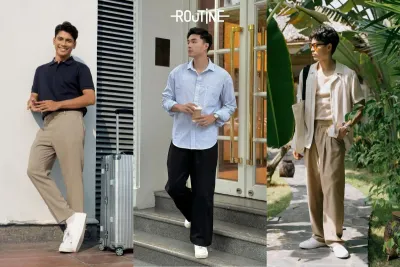 phối đồ với quần tây nam Hàn Quốc