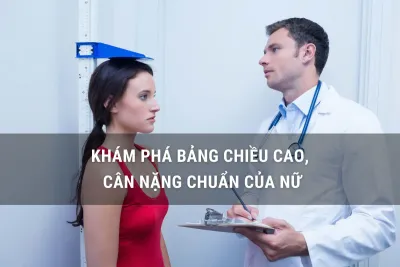 chiều cao cân nặng chuẩn của nữ