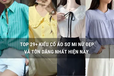 kiểu cổ áo sơ mi nữ đẹp
