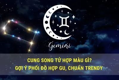 cung song tử hợp màu gì