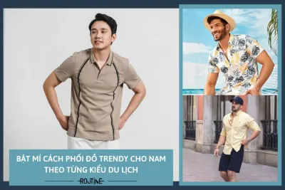 phối đồ cho nam đi du lịch