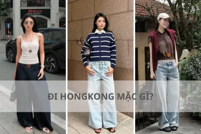 phối đồ đi du lịch hongkong