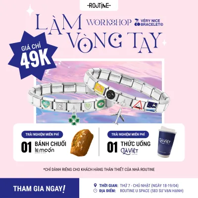 workshop làm vòng tại Routine U Space