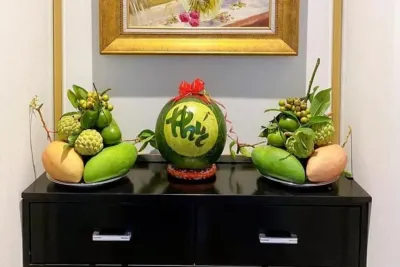 trang trí mâm ngũ quả ngày tết