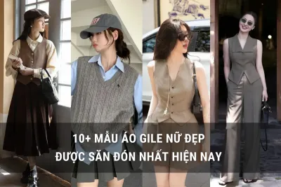 mẫu áo gile nữ đẹp