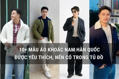 mẫu áo khoác nam hàn quốc