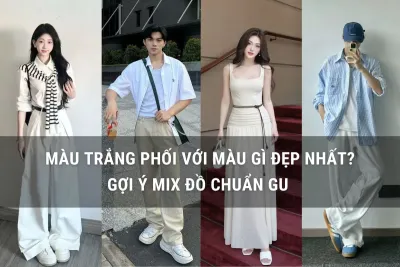 màu trắng phối với màu gì đẹp nhất