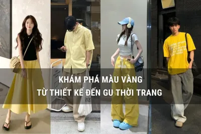 màu vàng phối với màu gì đẹp