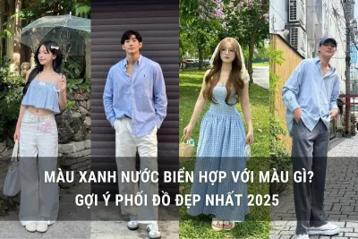 màu xanh nước biển hợp màu gì