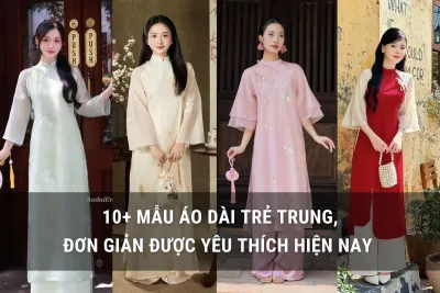những mẫu áo dài trẻ trung