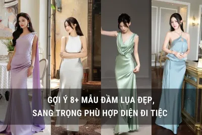 những mẫu đầm lụa đẹp