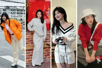 phối đồ đông ấm áp cho nữ