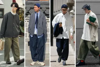 phối đồ với áo oversize nam