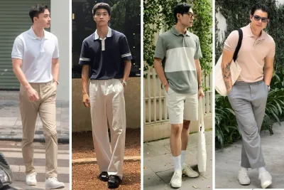 áo polo nam mặc với gì
