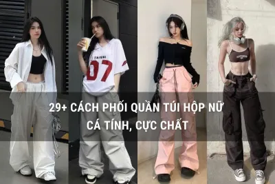 quần túi hộp nữ đẹp, cá tính