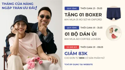 ưu đãi tháng 3
