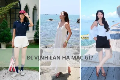 phối đồ đi du lịch vịnh lan hạ