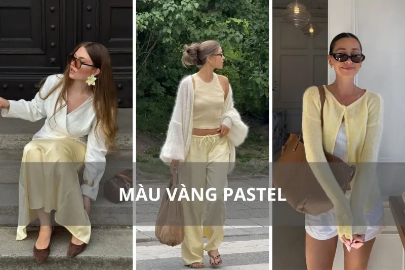 màu vàng pastel