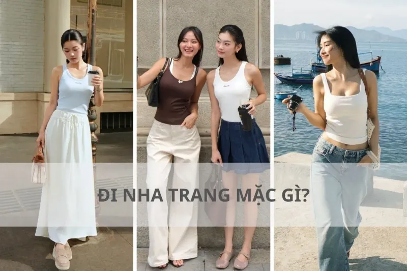 phối đồ đi nha trang