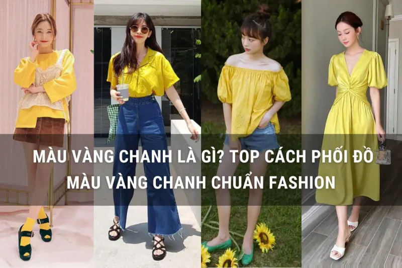 phối đồ màu vàng chanh