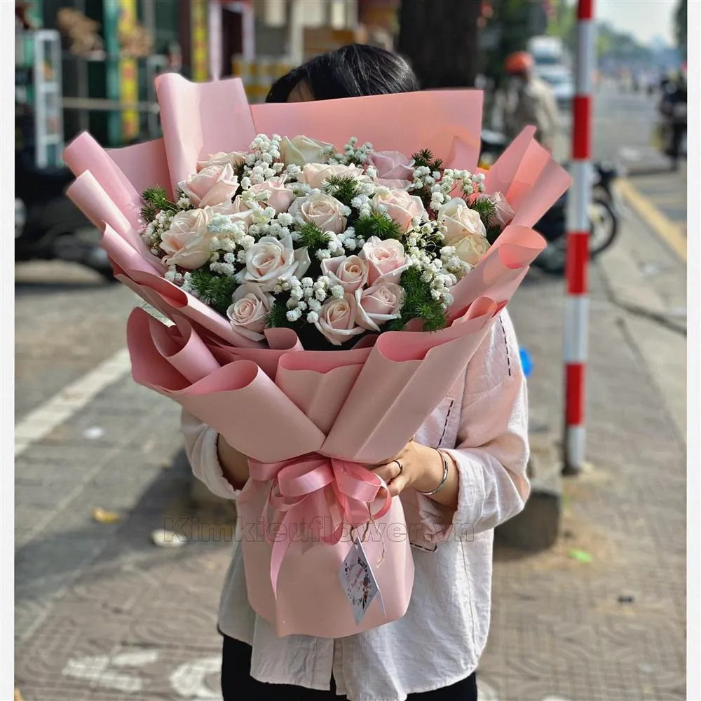 Bó hoa thể hiện tình yêu dành cho người thương