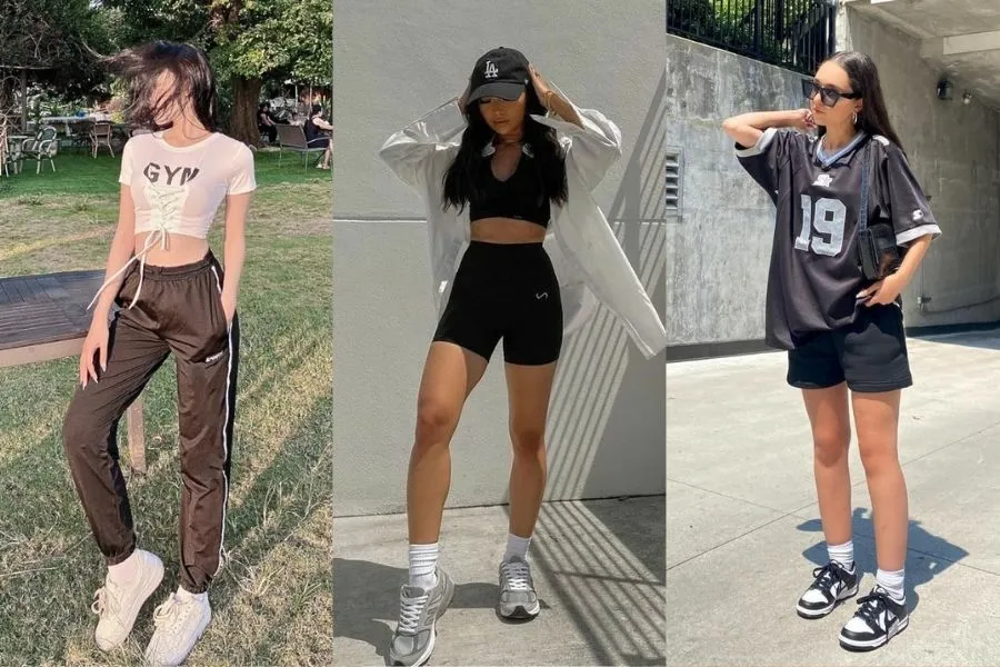 Thời trang thể thao nữ năng động, tự do, thoải mái (Nguồn: Pinterest)