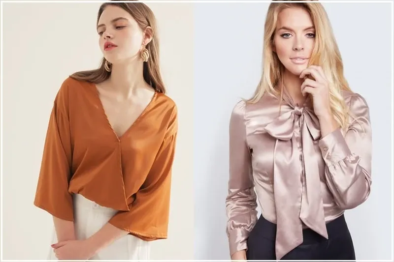 Sợi vải cotton lụa mềm mại bóng mượt được sử dụng phổ biến thời trang công sở