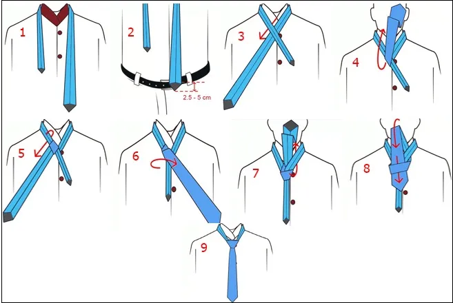 Cách thắt cavat Pratt phù hợp với những loại cà vạt có độ dày vừa phải và bản rộng