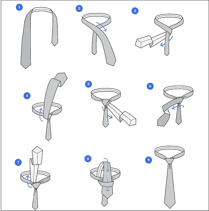 Kiểu thắt cà vạt Half Windsor thích hợp cho những dịp trang trọng
