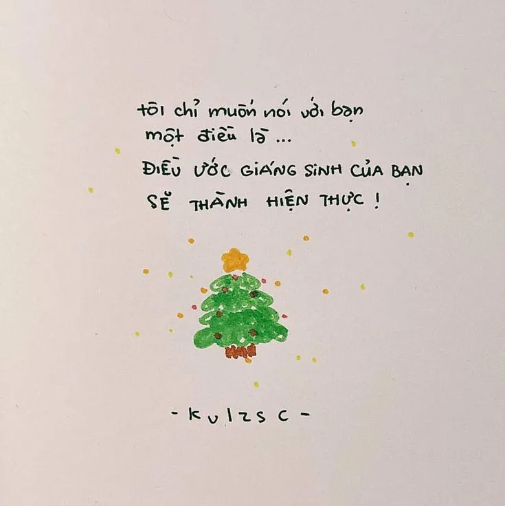 caption noel siêu dễ thương