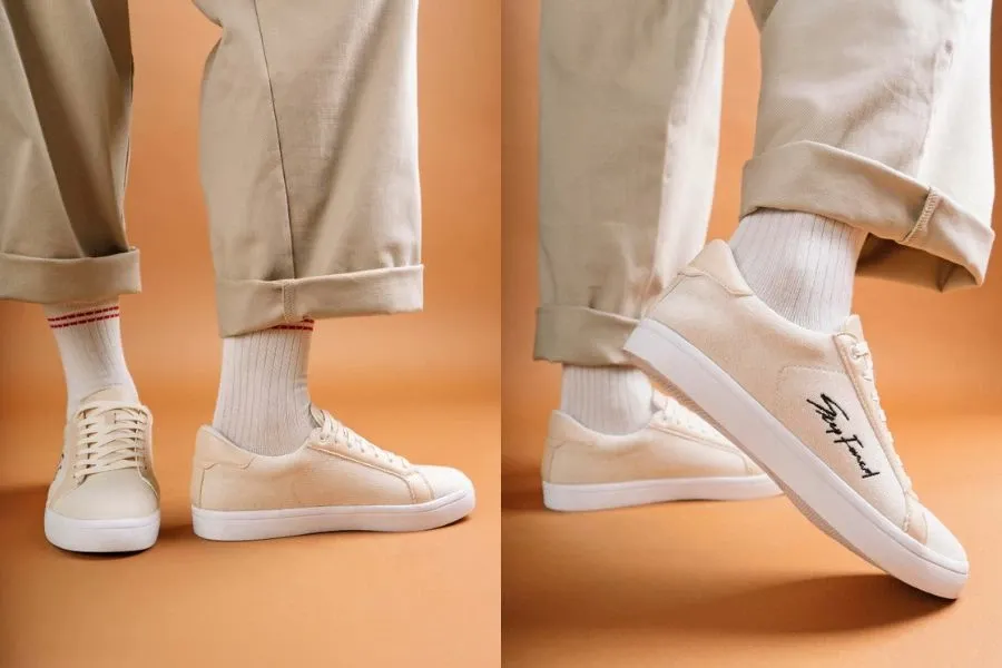 Dùng vải canvas trong các mẫu giày dép là một ứng dụng phổ biến nhất của chất liệu canvas.