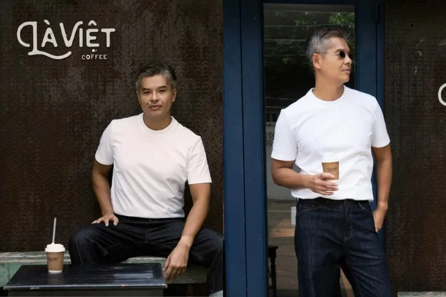 Họa tiết in chữ “Coffee Lovers” được in nhỏ xinh, tinh tế phía góc dưới của áo.