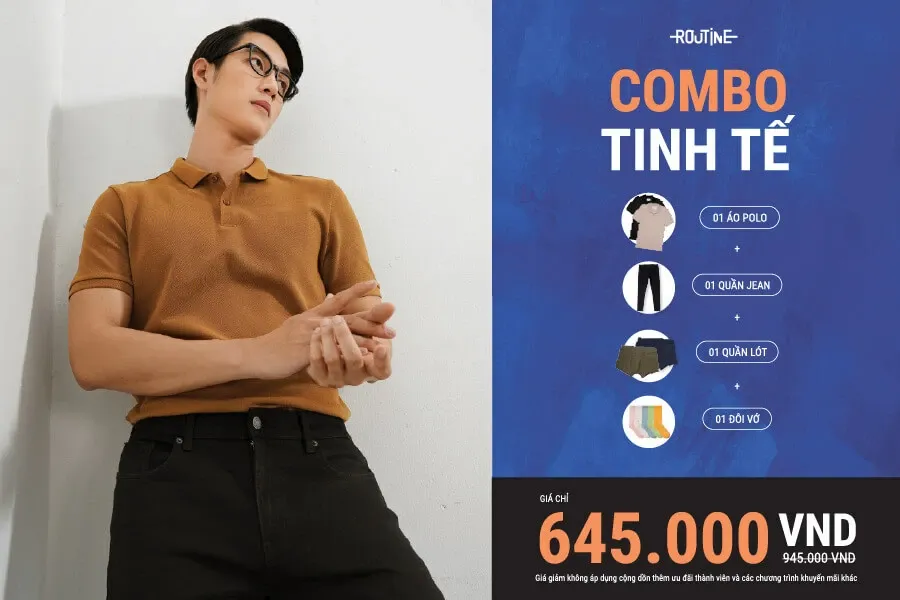 Combo tinh tế thanh lịch dành cho nam