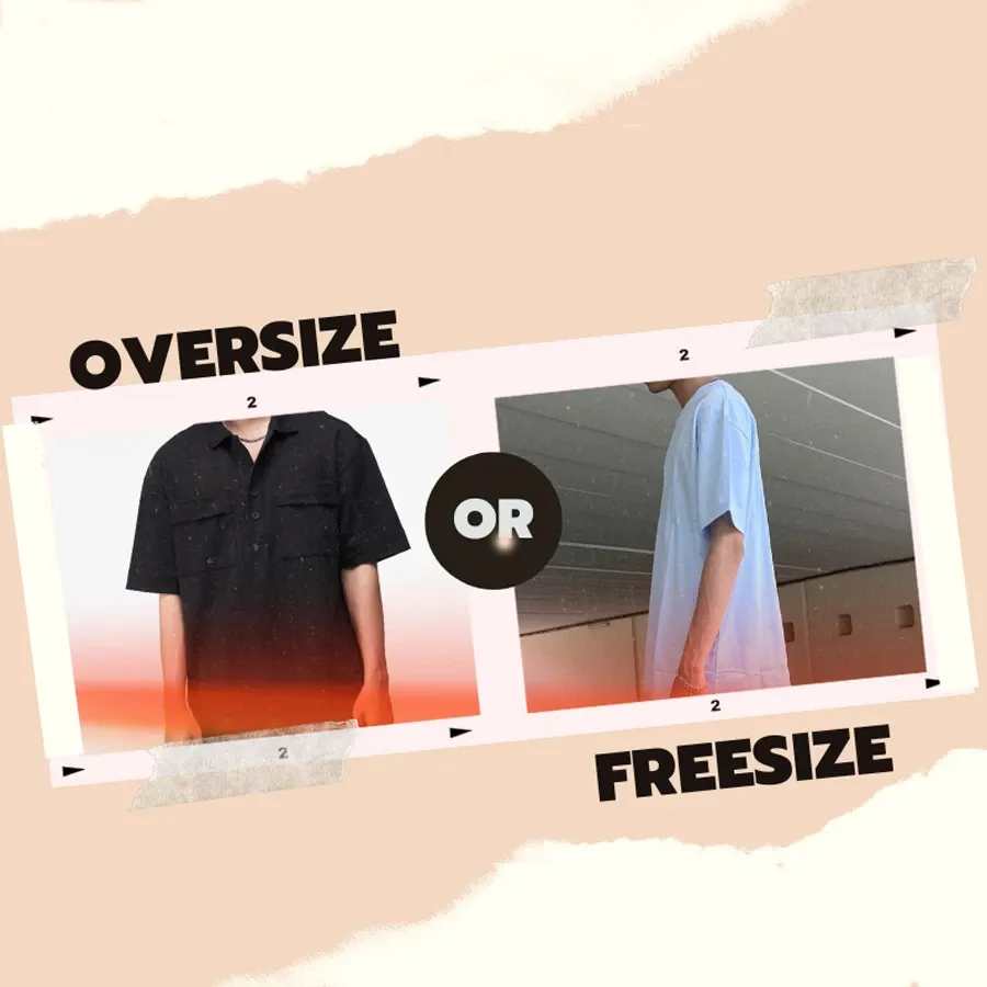 Phân biệt dáng áo oversize và freesize