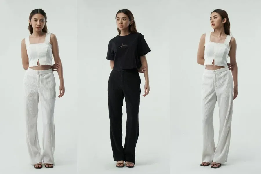 Quần dài nữ straight xếp ly cho phái nữ toát lên vẻ đẹp năng động và thanh lịch