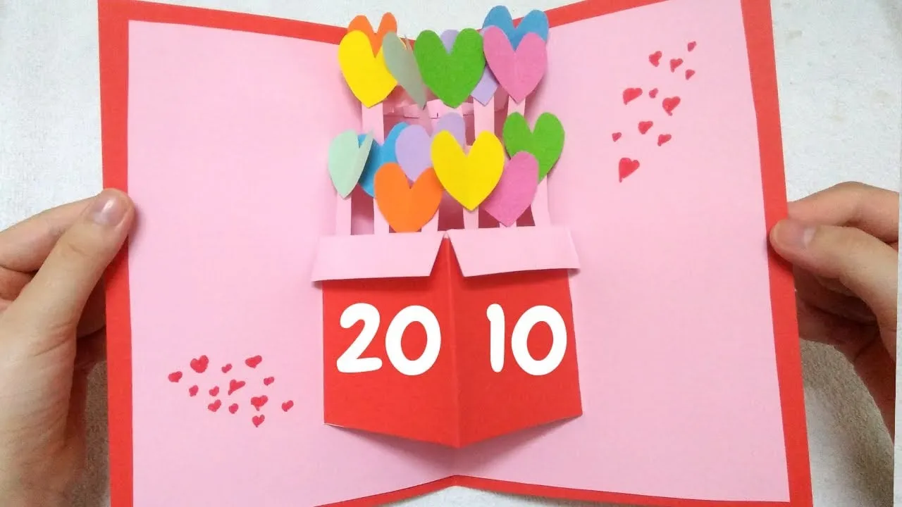 mẫu thiệp 20/10 3D đẹp mắt