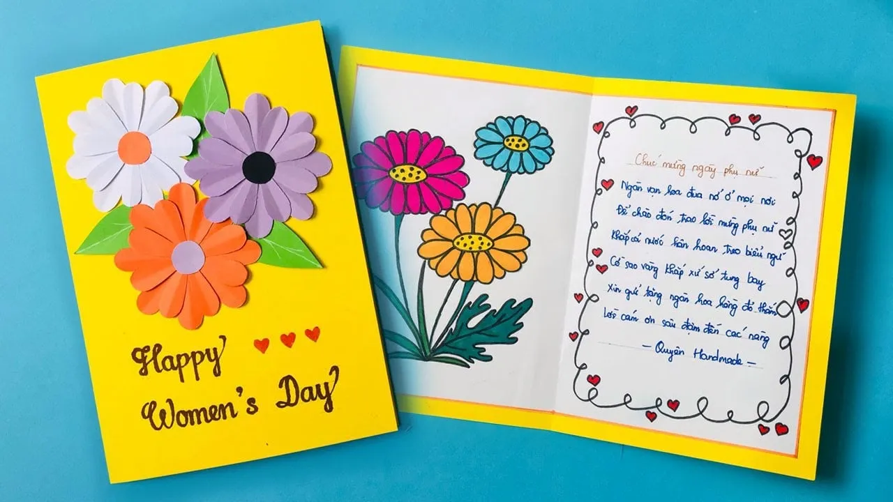 thiệp vẽ tay ngày 20/10