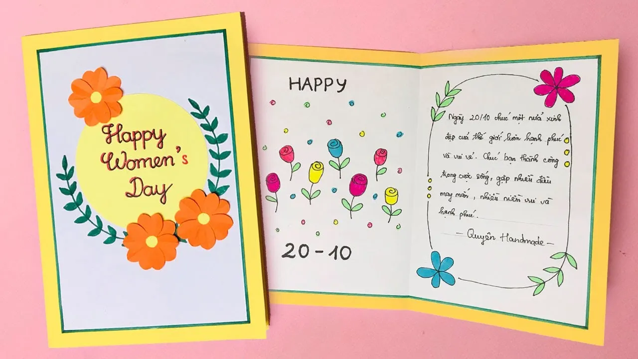 thiệp vẽ tay ý nghĩa