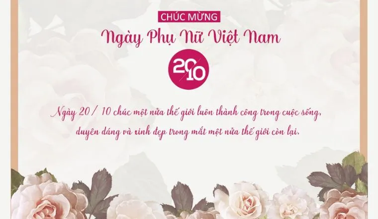 chúc mừng ngày phụ nữ việt nam