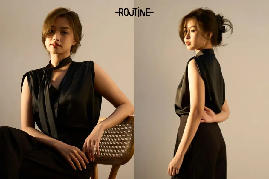 Chiếc áo sơ mi lụa nữ cộc tay sẽ mang đến cho nàng vẻ đẹp đầy quyến rũ và quý phái.