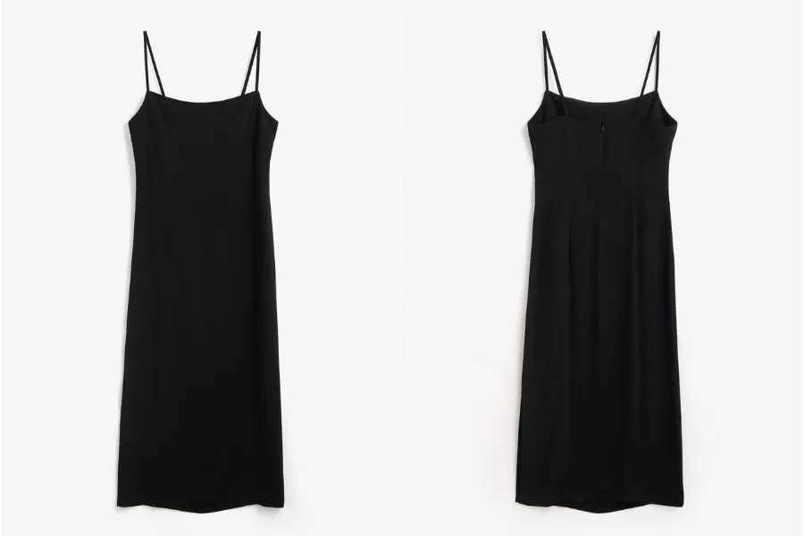 Đầm Midi Nữ 2 Dây Đi Biển Xẻ Sườn - 10S23DREW003
