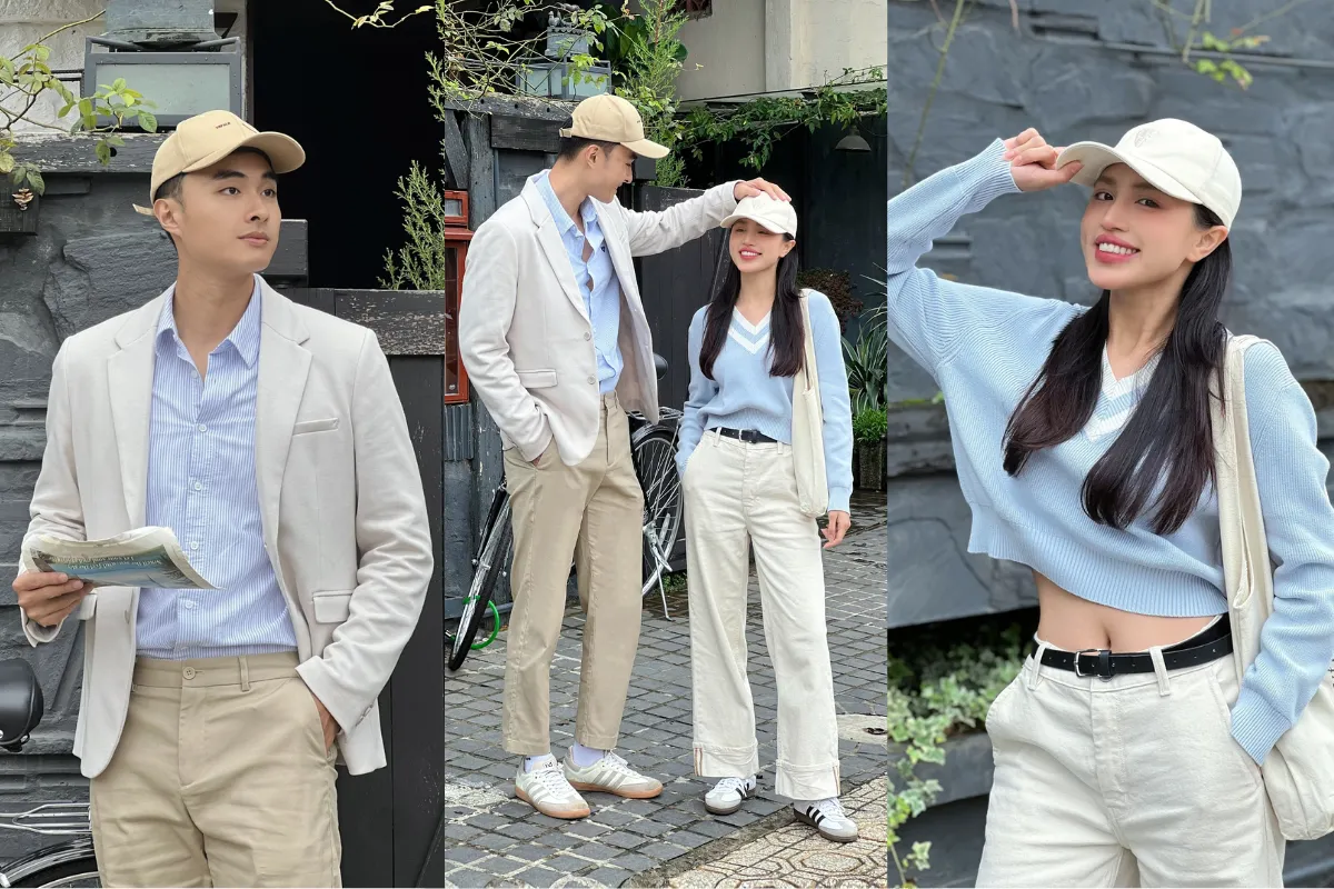 Màu trắng be phối cùng màu xanh đơn giản nhưng tinh tế, hợp mệnh Thủy (Nguồn: Routine)