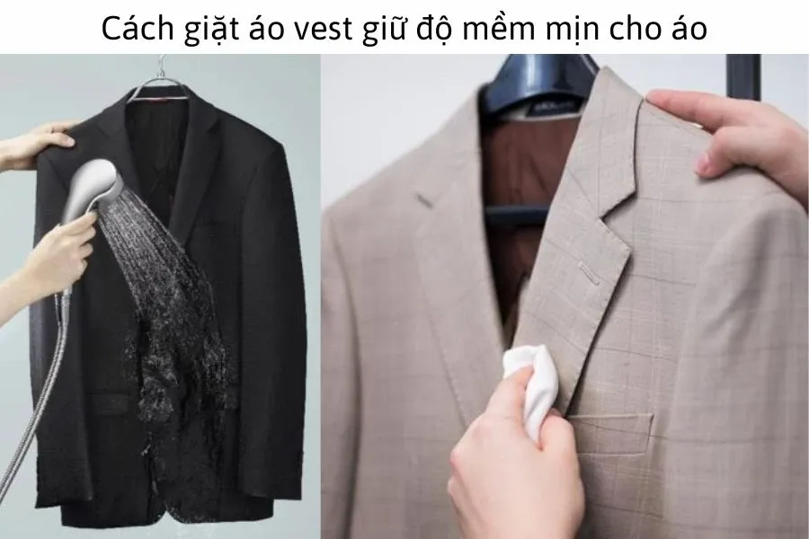 cách giặt áo vest giữ độ mềm mịn cho áo 