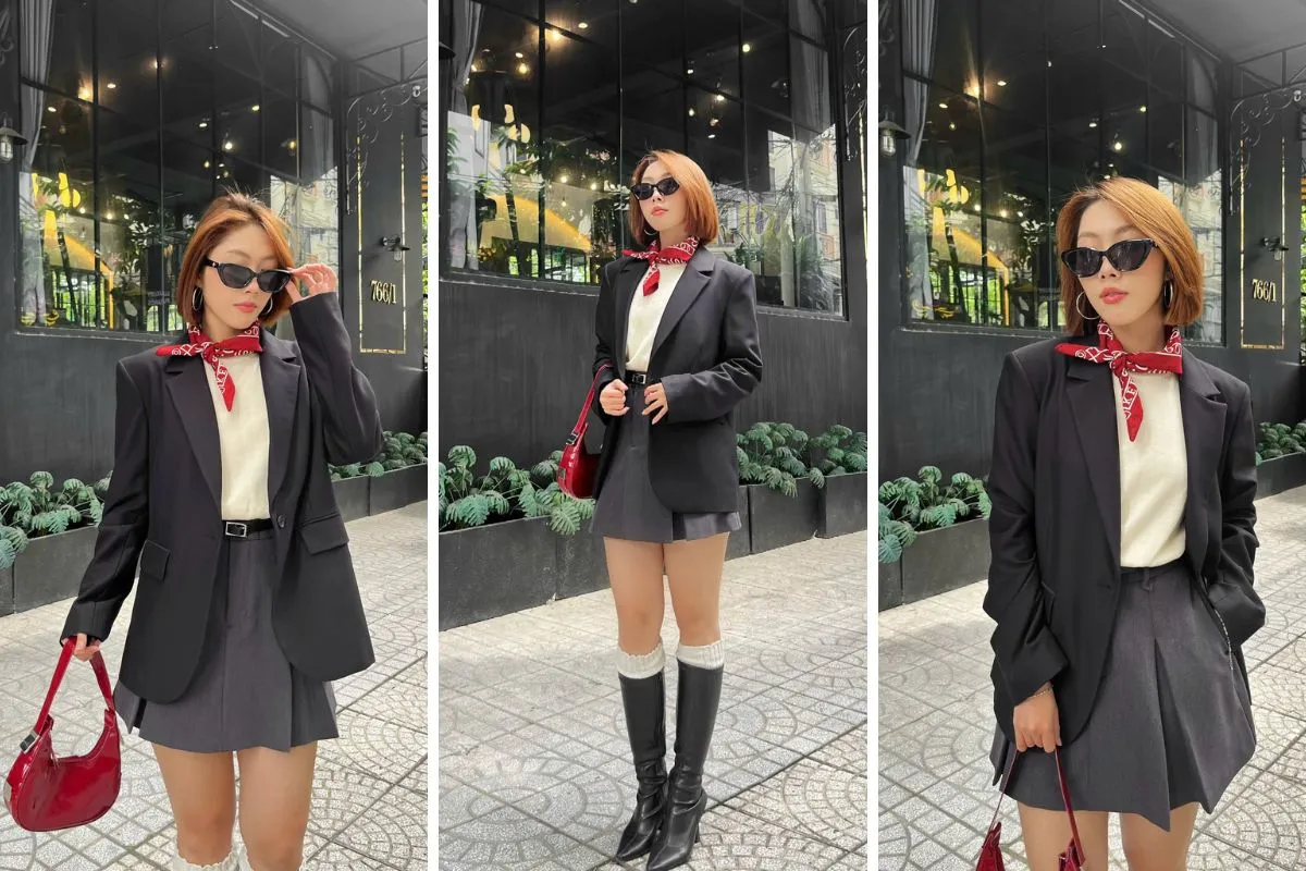 Outfit đi gặp mặt bạn bè vào mùng 2 Tết vừa thời trang, vừa mang không khí Tết