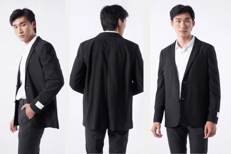 Áo sơ mi phối kèm áo vest khoác ngoài chính là bộ outfit được nhiều cánh mày râu lựa chọn
